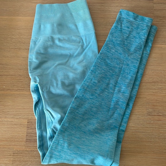 Alphalete ombré amplify leggings OCEAN SMALL - Picture 2 of 6